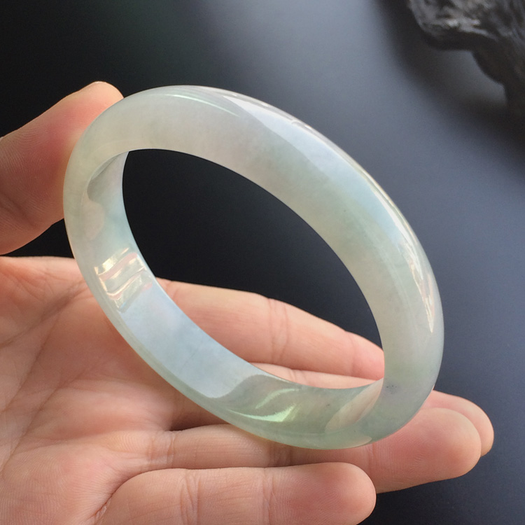 糯冰种晴水手镯（59.4mm）