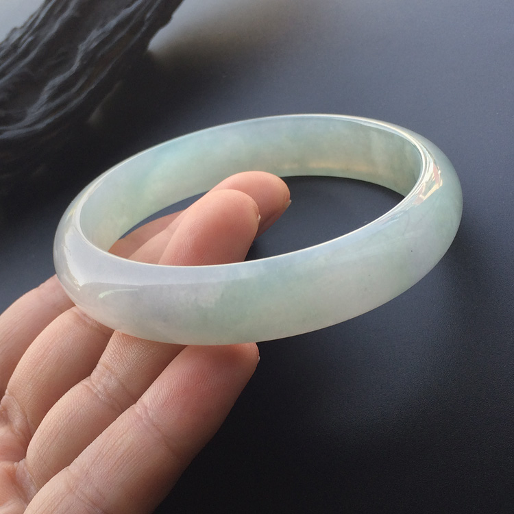 糯冰种晴水手镯（59.4mm）