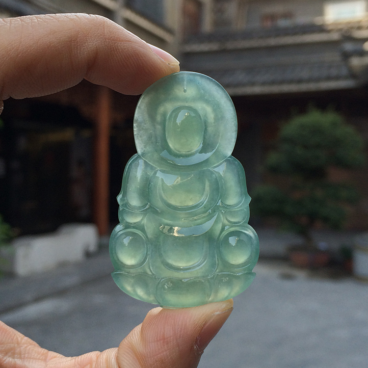 (超值推荐)冰种晴水观音挂件
