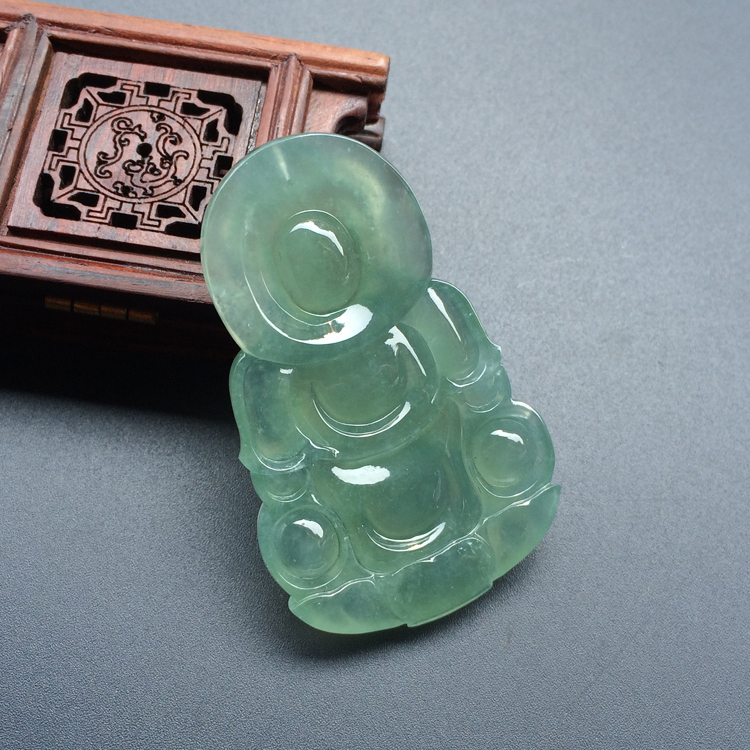 (超值推荐)冰种晴水观音挂件