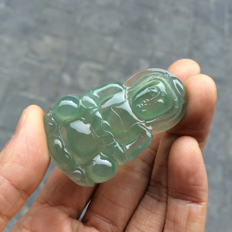 (超值推荐)冰种晴水观音挂件