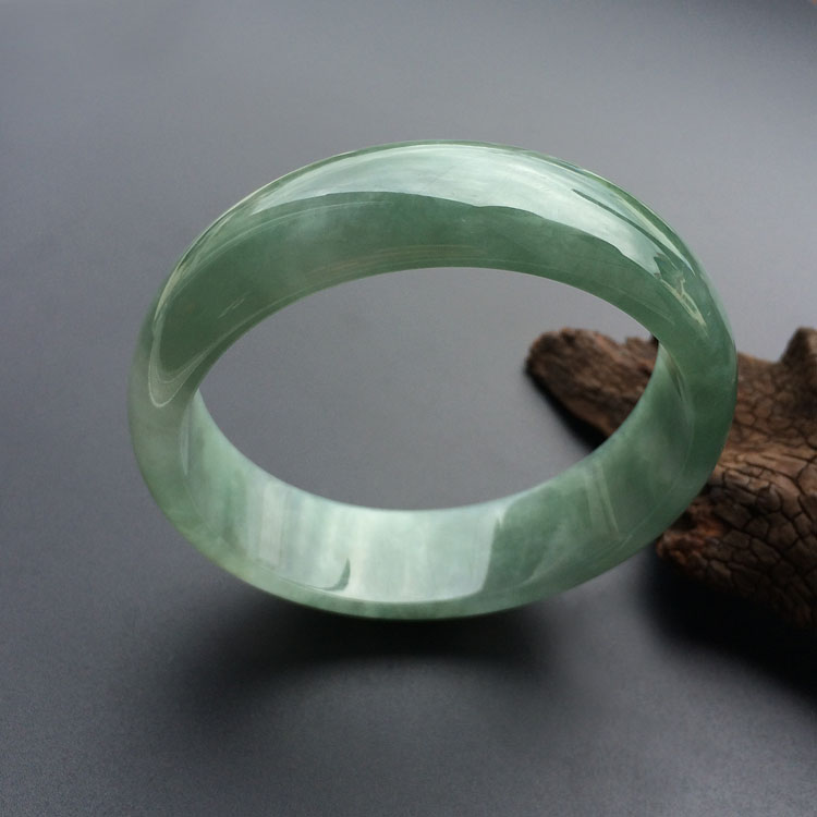 糯冰种晴水手镯（61.4mm）