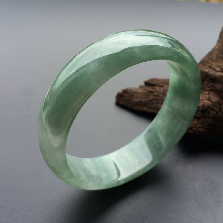 糯冰种晴水手镯（61.4mm）