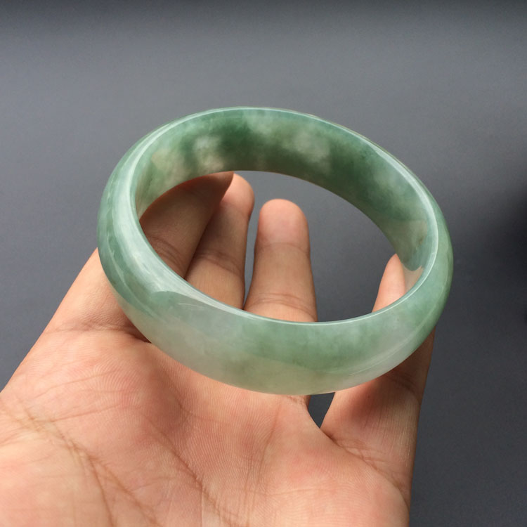 糯冰种晴水手镯（61.4mm）