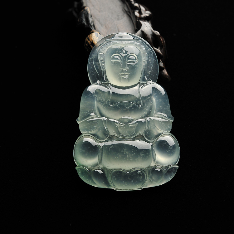(超值推荐)冰玻种晴水观音挂件