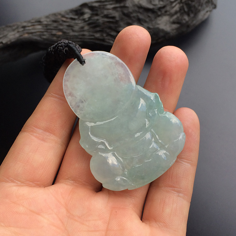 (超值推荐)糯冰种晴水观音挂件