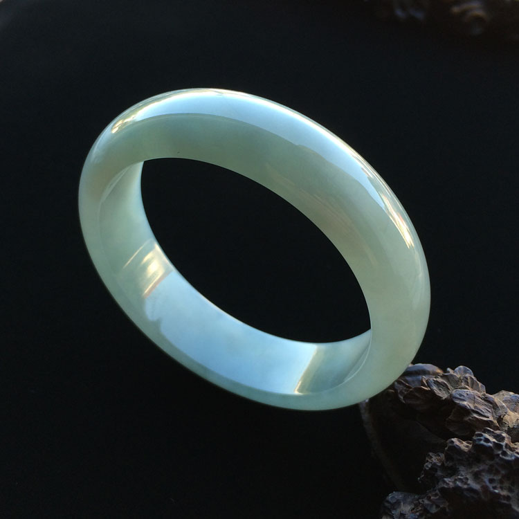 糯冰种晴水手镯（59.7mm）