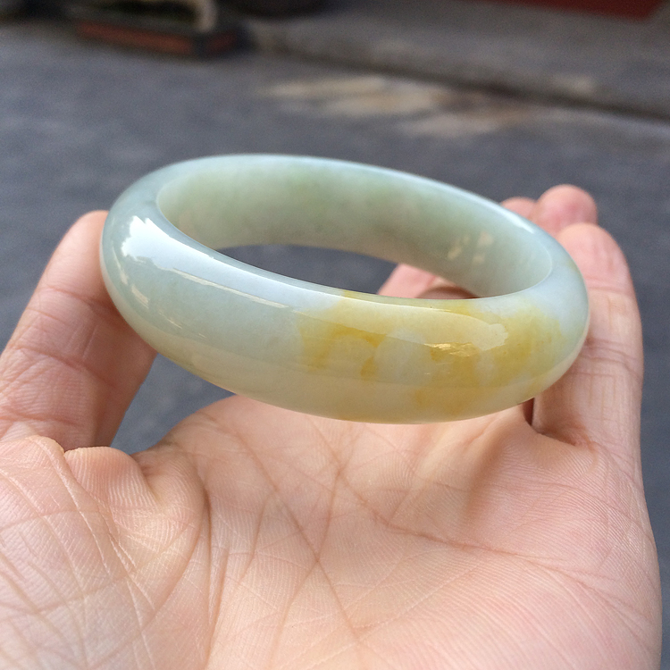 (超值推荐)糯冰种黄翡手镯（一批）