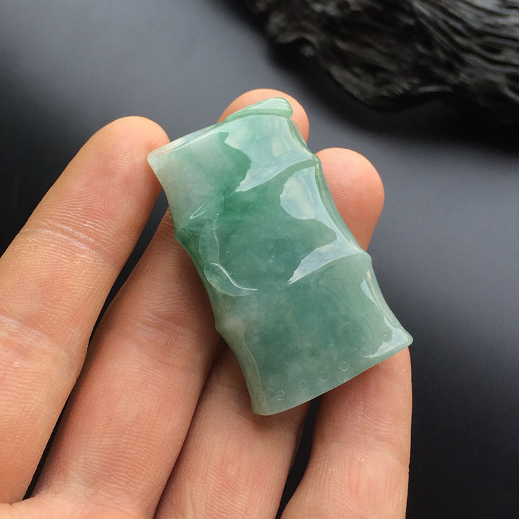 糯冰种晴水节节高挂件