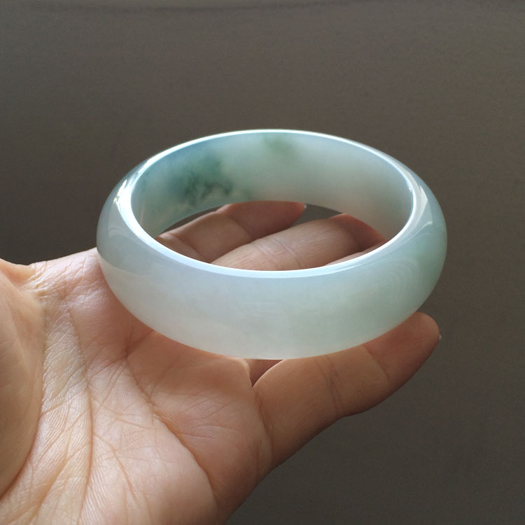 糯冰种飘花手镯（一批走）（58.5mm/57.5mm/57.7mm）