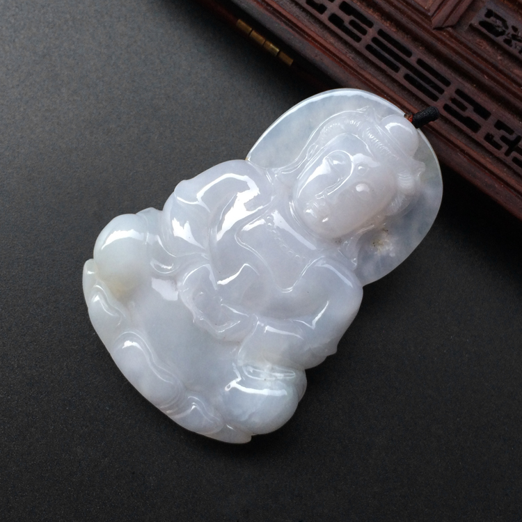 (超值推荐)糯冰种晴水观音挂件