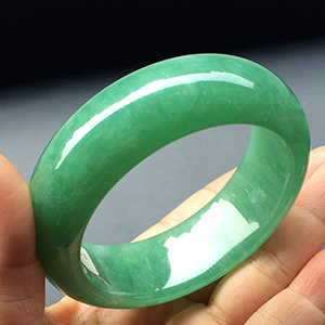 糯冰种翠色手镯（56.8mm）(单价)