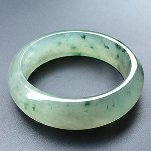（超值推荐）冰玻种飘花手镯（58.8mm）