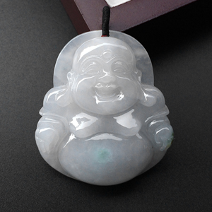(超值推荐)糯冰种晴水玉佛挂件