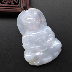 (超值推荐)糯冰种晴水观音挂件