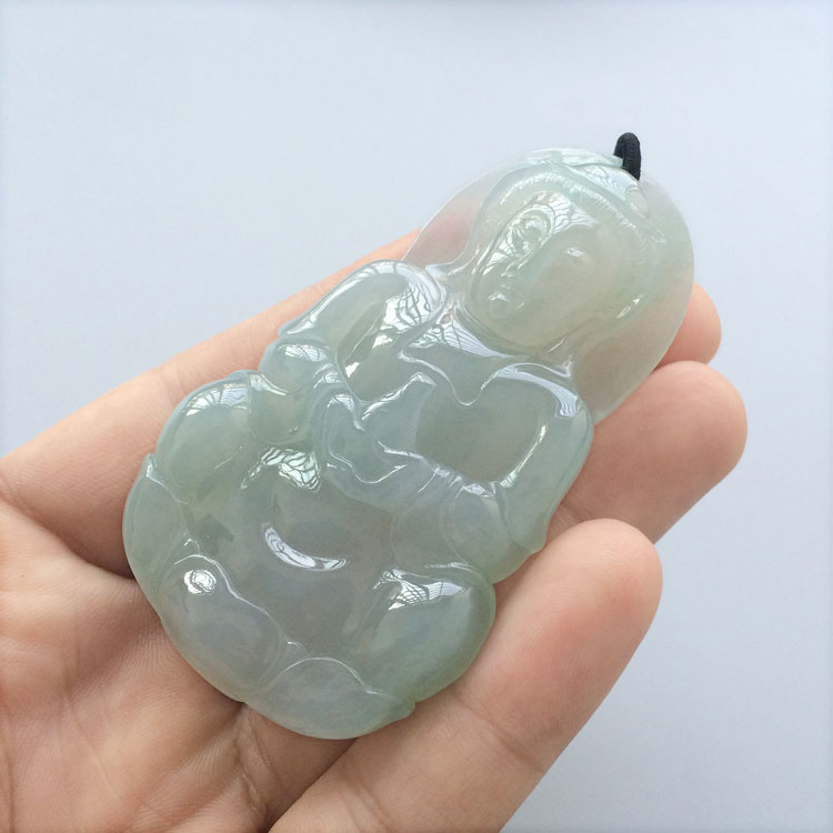 (超值推荐)糯冰种晴水观音挂件