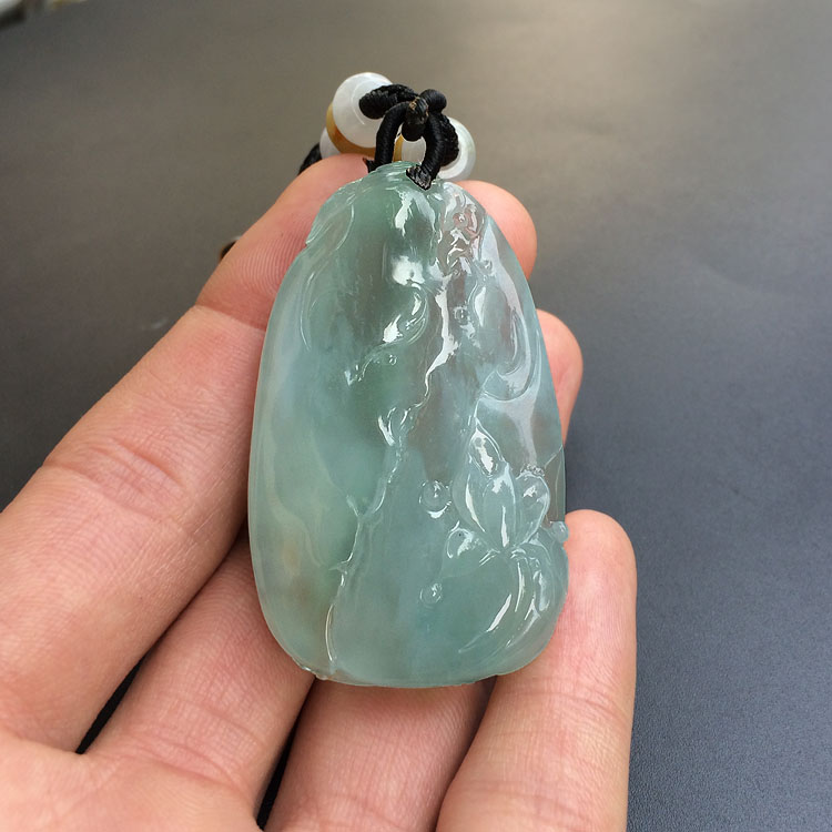 (超值推荐)冰种晴水一路连升挂件