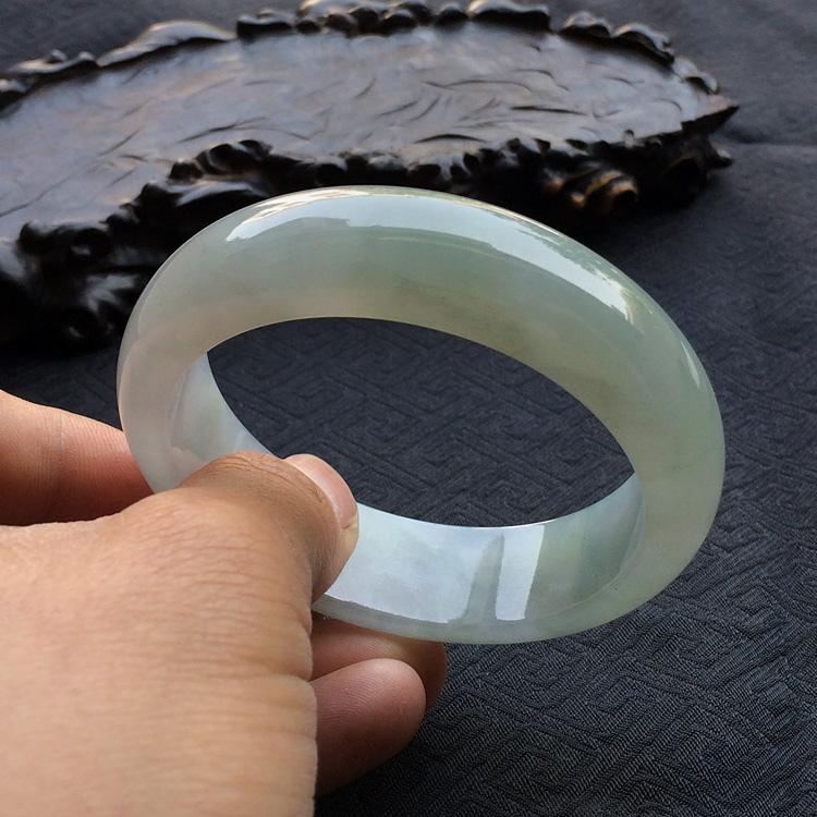 糯冰种晴水手镯（58.8mm）