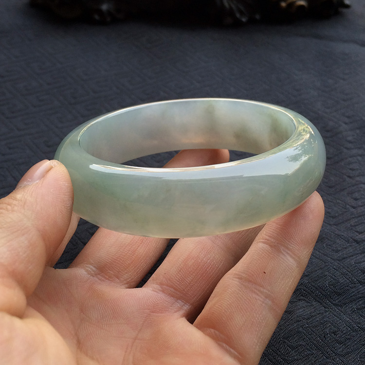 糯冰种晴水手镯（58.8mm）