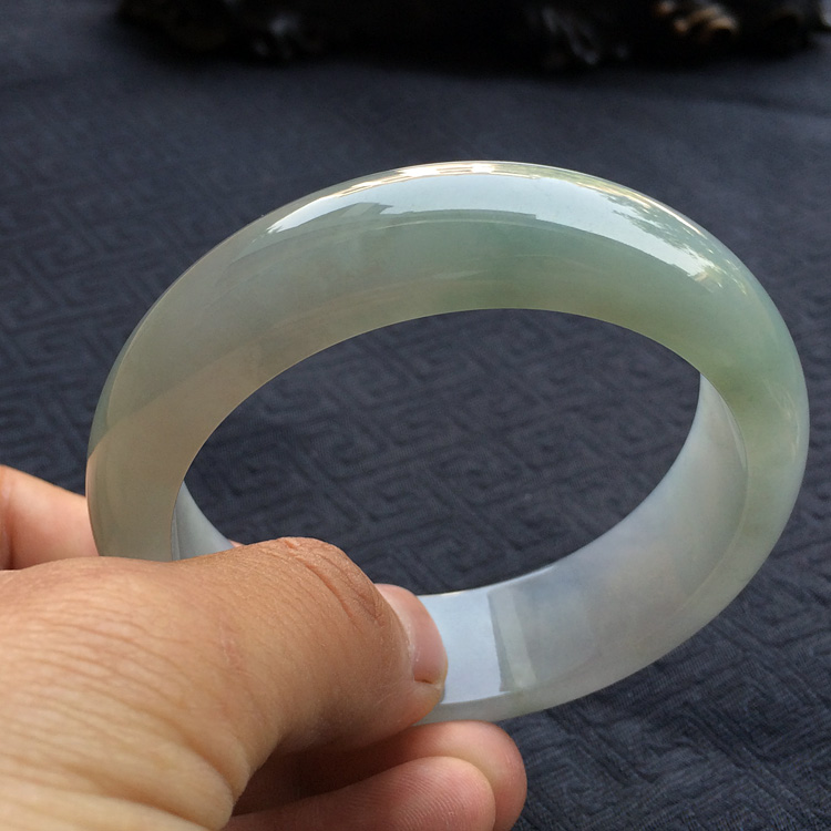 糯冰种晴水手镯（58.8mm）