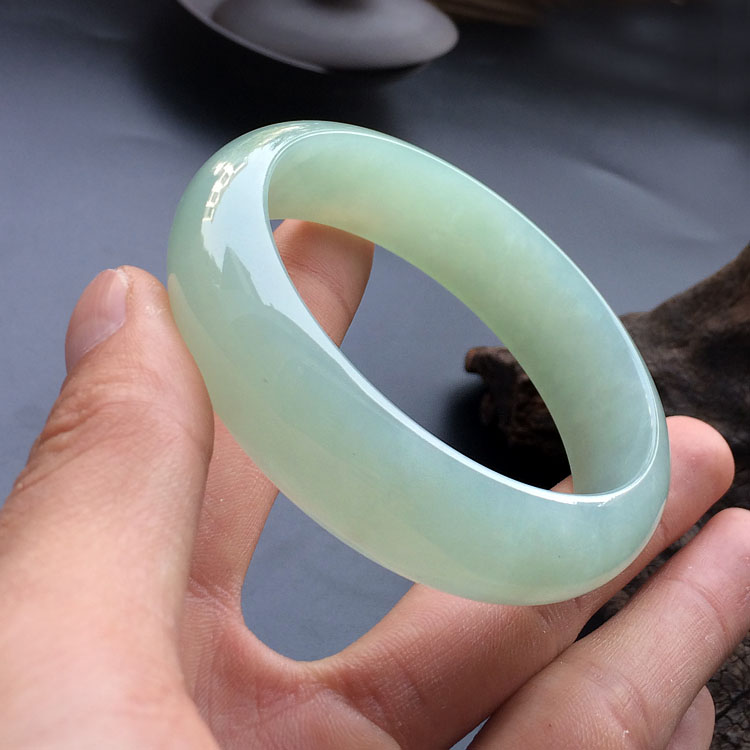 糯冰种晴水手镯(58.8mm)