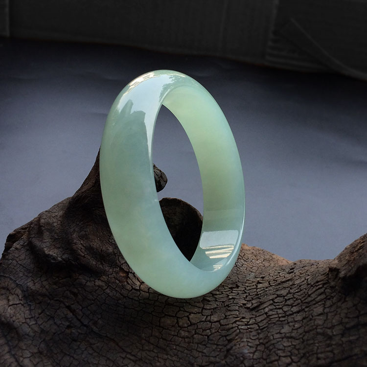 糯冰种晴水手镯(58.8mm)
