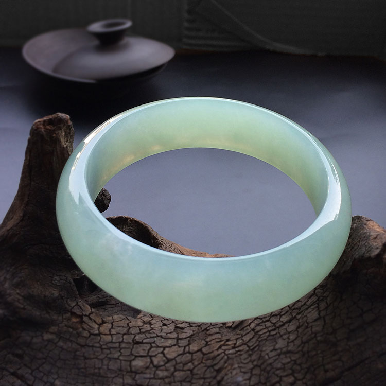 糯冰种晴水手镯(58.8mm)
