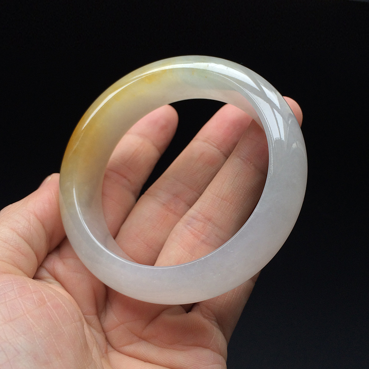 (超值推荐)冰种黄翡手镯(58.2mm)