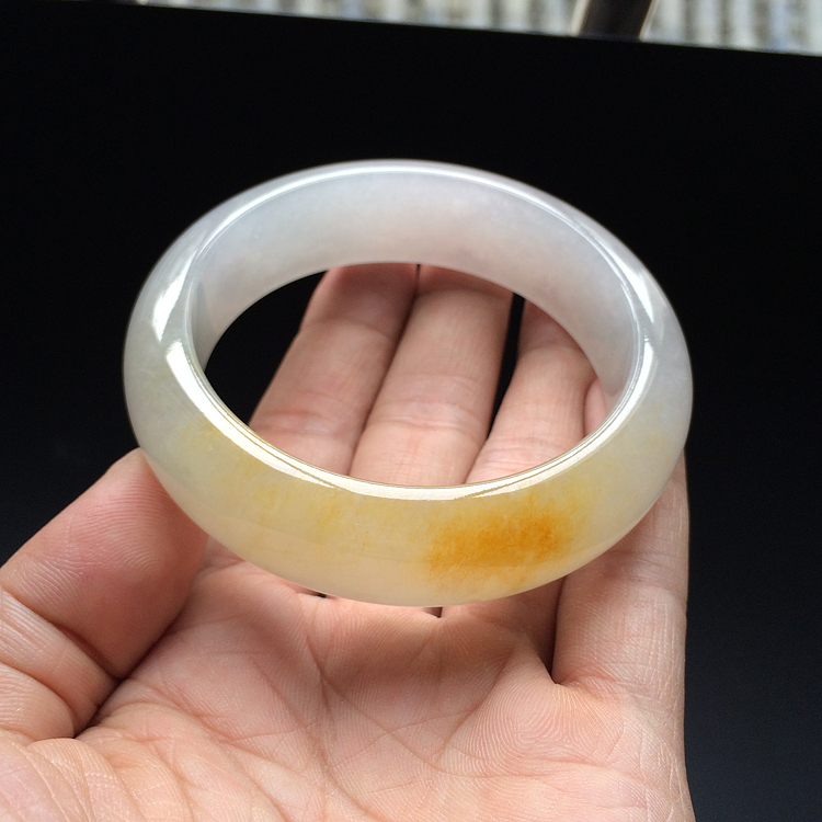 (超值推荐)冰种黄翡手镯(58.2mm)