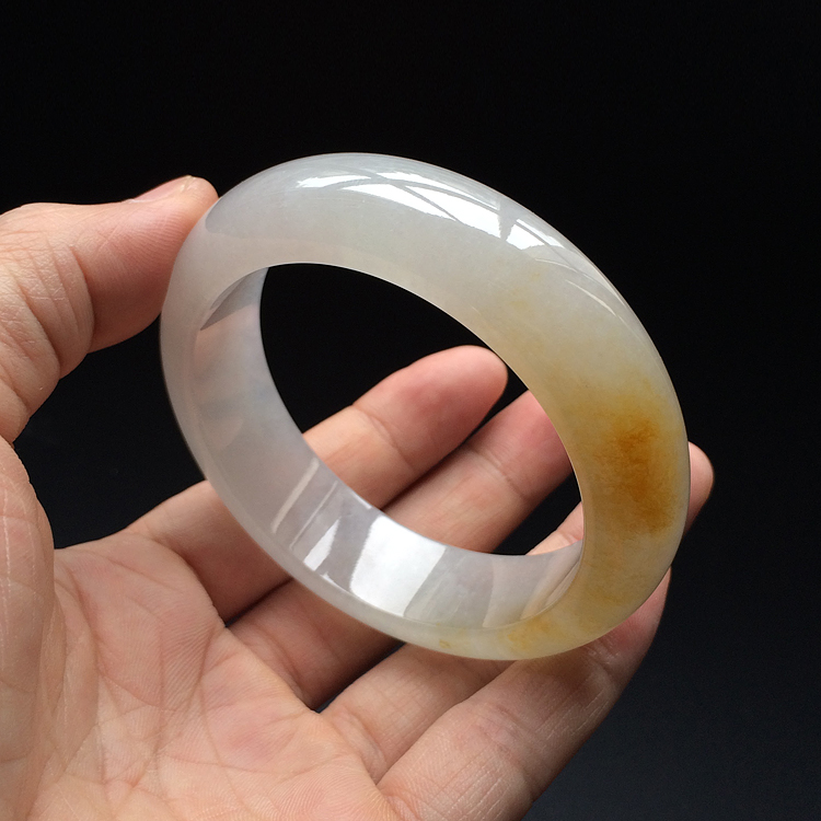 (超值推荐)冰种黄翡手镯(58.2mm)