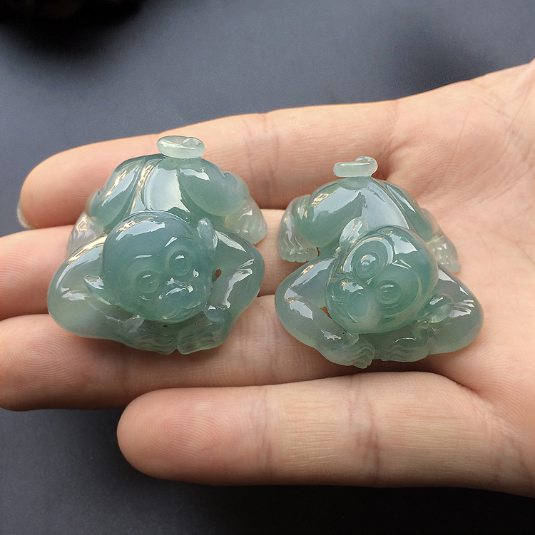 （超值推荐）冰种晴水灵猴挂件（单价）