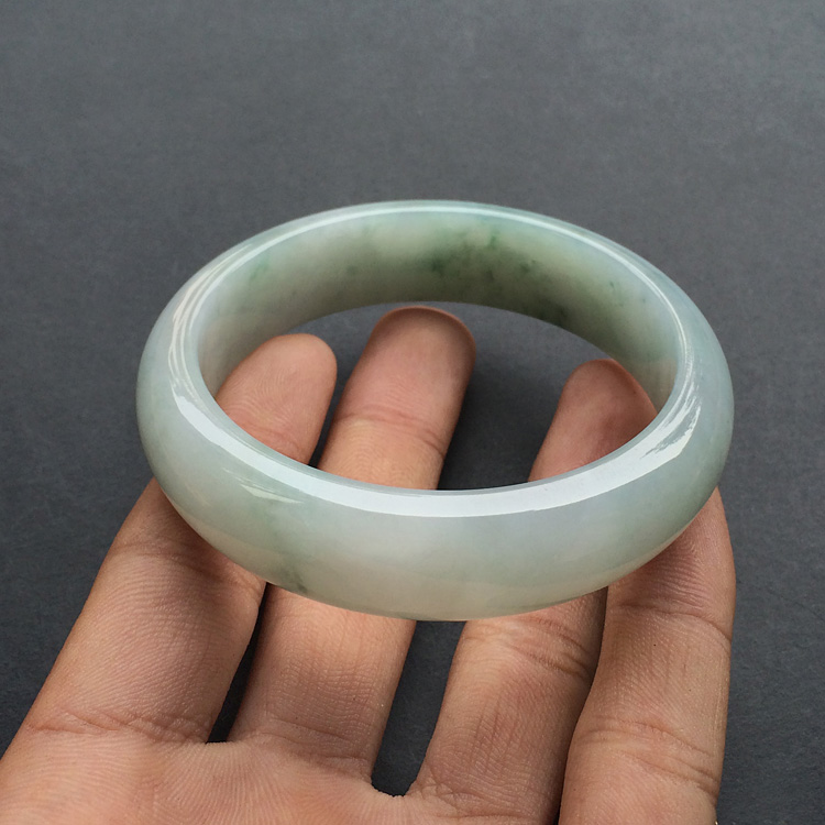 糯冰种飘花手镯(59.8mm)
