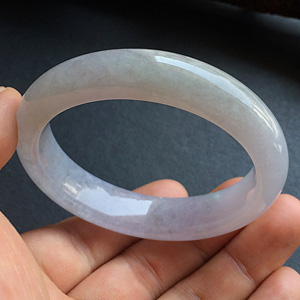 糯冰种紫罗兰手镯(54.5mm)