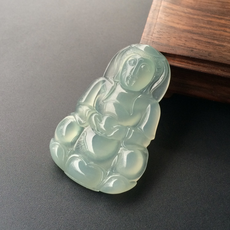 (超值推荐)冰种晴水观音挂件
