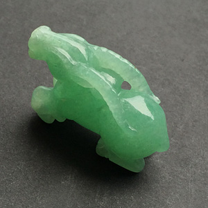 糯冰种绿晴水样样如意挂件