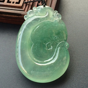 （超值推荐）冰种绿晴水龙行如意挂件