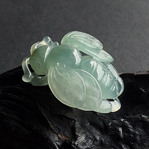 冰种晴水甜甜蜜蜜挂件