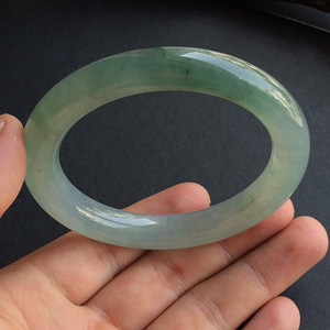 冰种晴水圆条手镯(58.2mm)