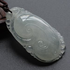 (超值推荐)冰种淡晴水如意寿挂件