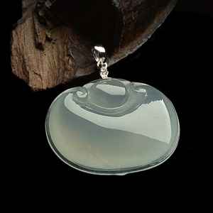 冰种晴水如意挂件