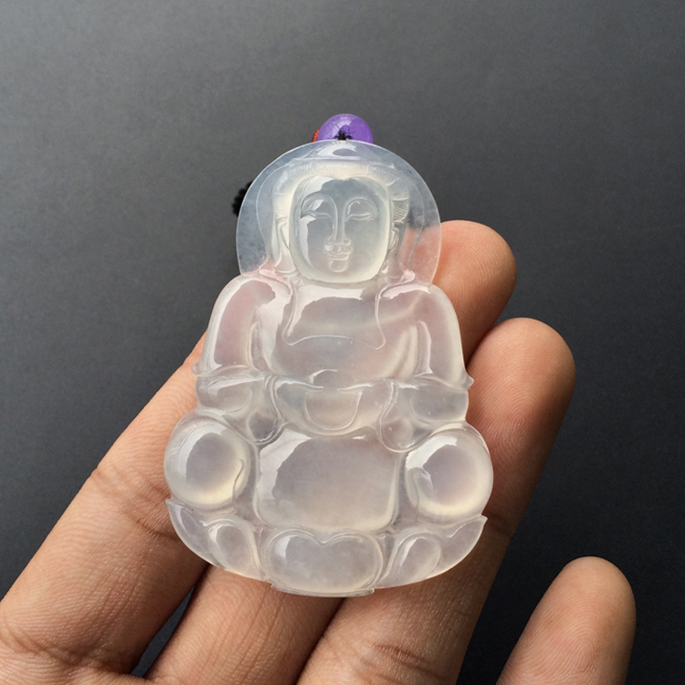 (超值推荐)冰种淡晴水观音挂件