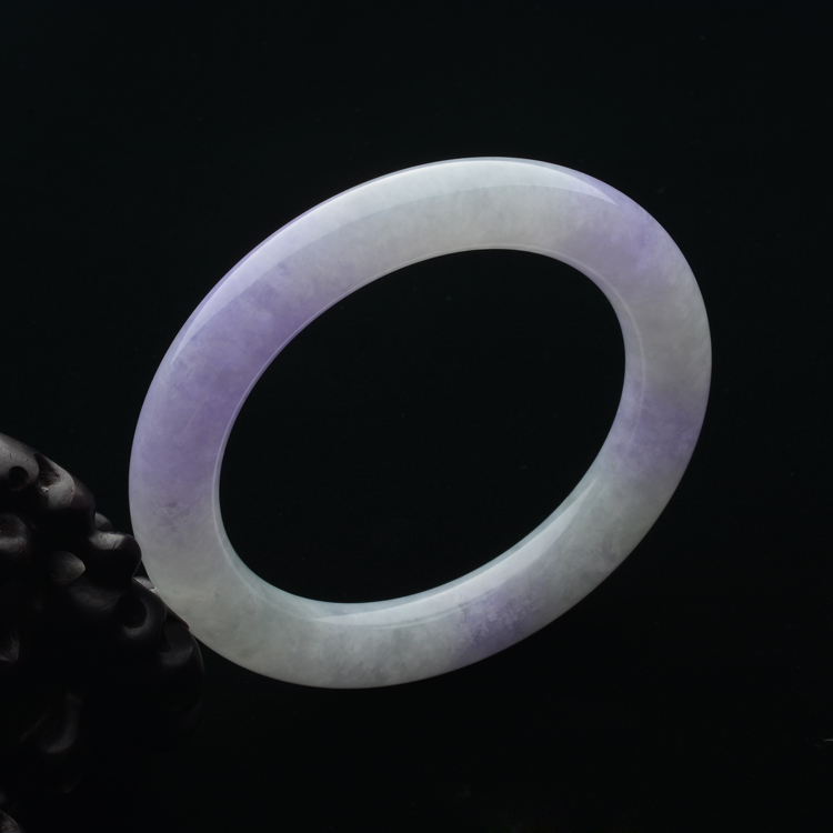 (超值推荐)糯冰种紫罗兰手镯(58mm)