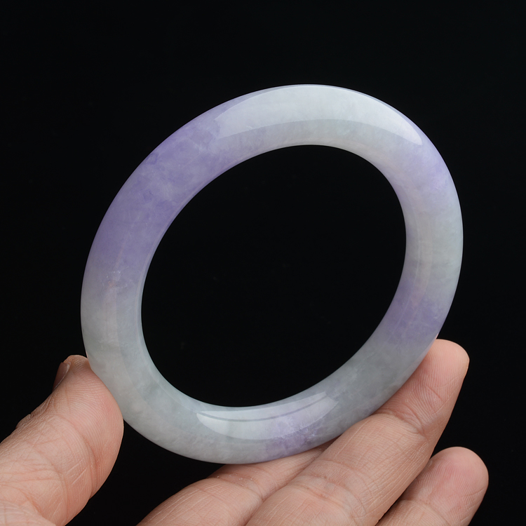 (超值推荐)糯冰种紫罗兰手镯(58mm)
