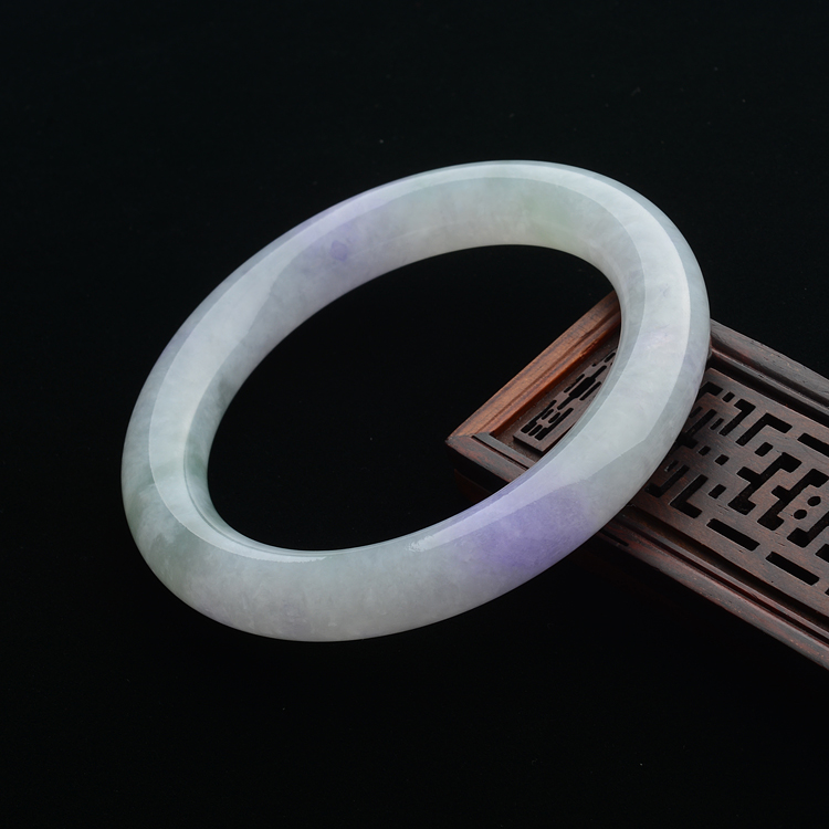 (超值推荐)糯冰种紫罗兰手镯(58mm)