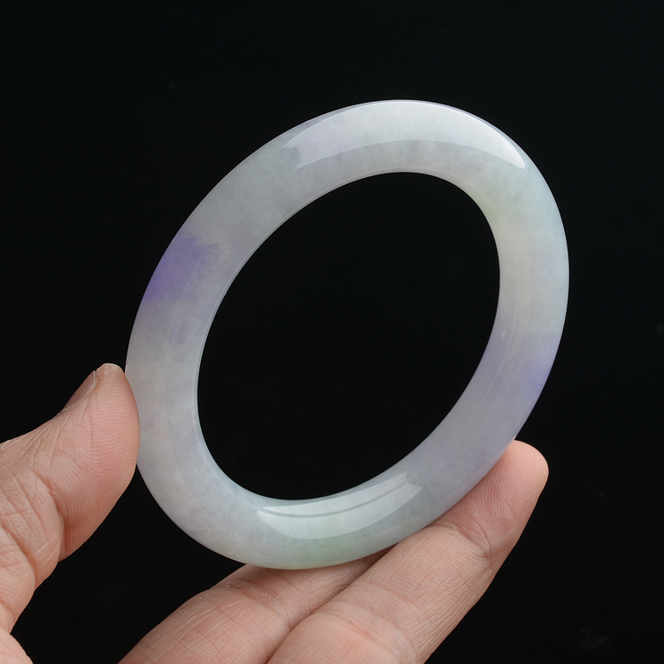 (超值推荐)糯冰种紫罗兰手镯(58mm)