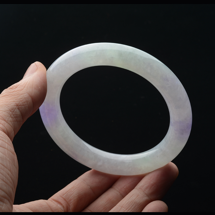 (超值推荐)糯冰种紫罗兰手镯(58mm)