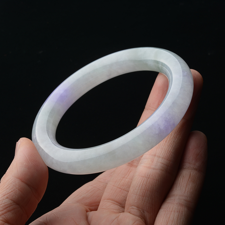 (超值推荐)糯冰种紫罗兰手镯(58mm)