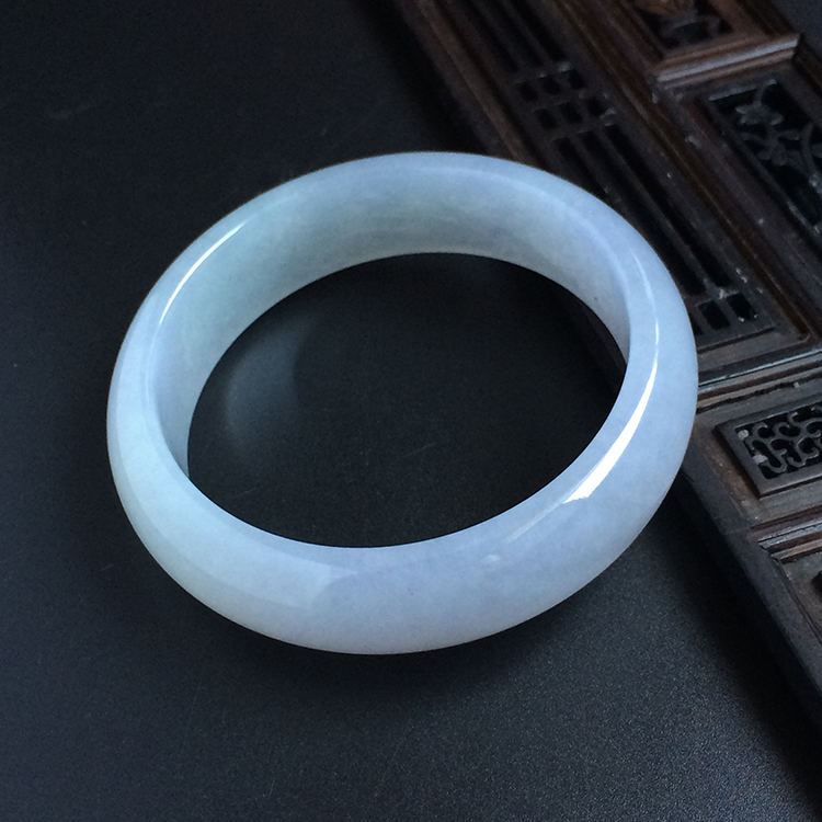 （超值推荐）糯冰种淡紫罗兰手镯（59.1mm）