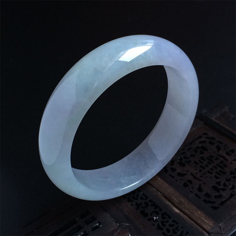 （超值推荐）糯冰种淡紫罗兰手镯（59.1mm）