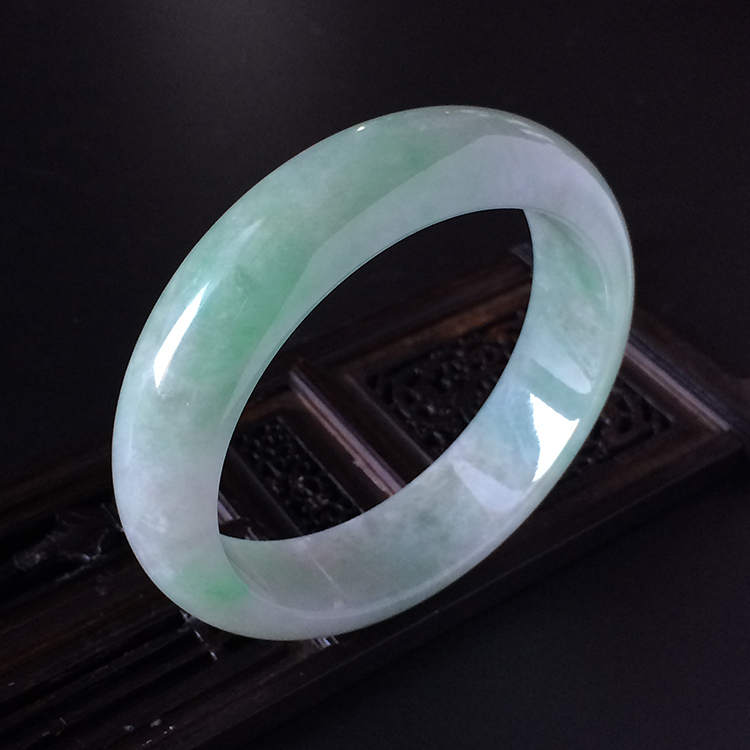 糯冰种飘翠手镯（60.1mm）